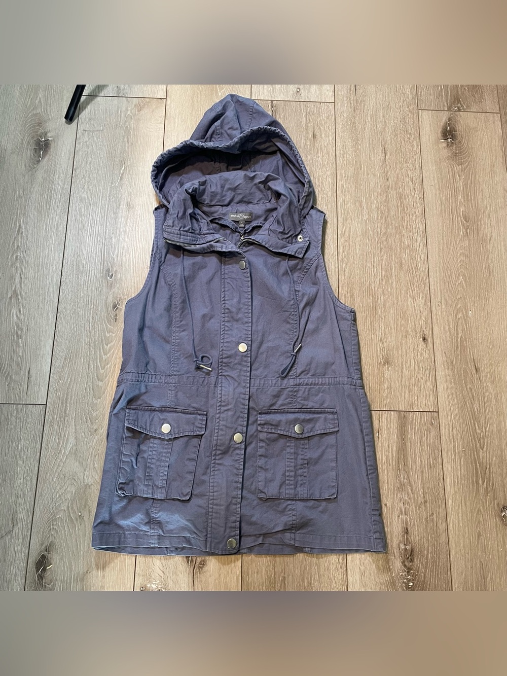 Market & Spruce Jahana Vest‎ Purple Utility Gorpcore Layering Piece M